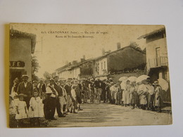 ISERE-CHATONNAY-603-UN JOUR DE VOGUE-ROUTE DE SAINT JEAN DE BOURNAY-ANIMEE - Châtonnay