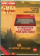 SVM Science Et Vie Micro, N° 3 Février 1984 QL Sinclair - Informatica