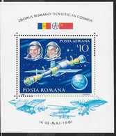 ROMANIA - 1981 - ROMANIA E URSS NELLO SPAZIO -  FOGLIETTO NUOVO ** NH (YVERT BF 150 - MICHEL 180) - Europa