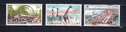 CAMEROUN PA  N° 46 à 48  OBLITERES COTE 5.20€  PORT GIRAFE ANIMAUX BOIS CAMION - Luchtpost