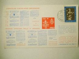 Vaticano Cartoncino Concilio Vaticano Secondo 1963 - Varietà E Curiosità