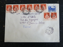 LETTRE ROUMANIE ROMANIA ROMANA YT 3418 3974 GOURDE EN BOIS AUBERGE SURA DACILOR POIANA BRASOV - Poststempel (Marcophilie)