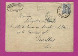 FRANCE STRASBOURG 1880 - Storia Postale