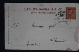 Italy Eritrea Sa Nr 2 On Postcard  Cds SAGAEITI  1901 - Eritrea