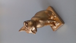 CHAT EGYPTIEN DORE 47MM - Animals