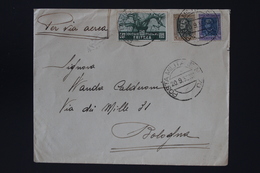 Italy Eritrea Sa Nr Eritrea 199 + 201 + 207 Airmail Cover POSTA MILITAIRE 1935 To Bologna - Erythrée