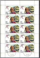 AUSTRIA 2006 Mozart 250th Anniversary Sheetlet, Cancelled.  Michel 2603 Kb - Blokken & Velletjes