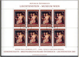 AUSTRIA 2005 Liechtenstein Museum Painting Sheetlet, Cancelled.  Michel 2519 Kb - Blocs & Feuillets