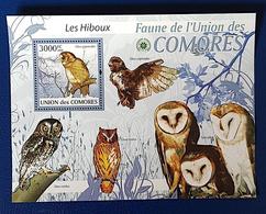 COMORES: HIBOUX, CHOUETTES, RAPACES NOCTURNES. Yvert BF N°200 Neuf Sans Charniere. MNH - Uilen