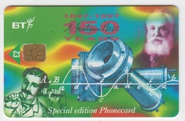 BT A Graham Bell Used Condition Phonecard - BT Advertising Issues