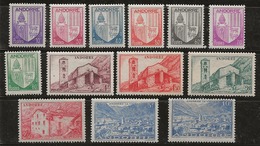 Andorre 1944-1946 N°Y.T. :  93 à 100,102,103,105,109 Et 113 ** - Unused Stamps