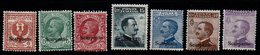 S153.-. ITALY - SCARPANTO - 1912-1922 - SC#: 1 // 8 - MNG  - OVERPRINTED - Aegean (Scarpanto)