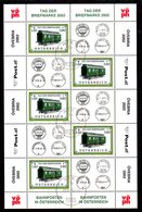 AUSTRIA 2002 Stamp Day Sheetlet, Cancelled.  Michel 2380 Kb - Blokken & Velletjes