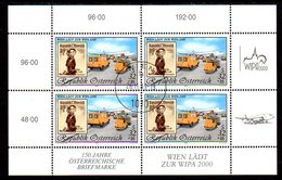 AUSTRIA 1999 WIPA 2000 III Sheetlet, Cancelled.  Michel 2292 Kb - Blocs & Hojas