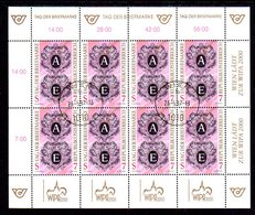 AUSTRIA 1997 Stamp Day Sheetlet, Cancelled.  Michel 2220 Kb - Blocks & Kleinbögen