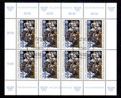 AUSTRIA 1993 Stamp Day Sheetlet, Cancelled.  Michel 2097 Kb - Blocs & Feuillets