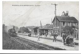 60 - MARSEILLE-EN-BEAUVAISIS - LA GARE - Marseille-en-Beauvaisis