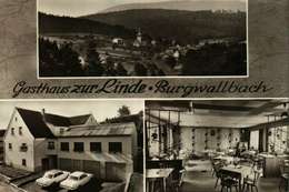 BURGWALLBACH - Gasthaus Und Pension Zur Linde   Bes.Bonifaz Back - Schweinfurt