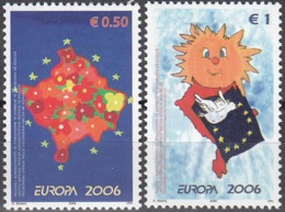 Kosova 2006 Yvert 43 - 44 Neuf ** Cote (2017) 5.30 Euro Europa CEPT L'intégration - Unused Stamps