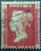 GREAT BRITAIN - Canceled Penny Red - Plate 112 - Sc# 33, SG# 43 - Queen Victoria 1p - Gebraucht