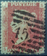 GREAT BRITAIN - Canceled Penny Red - Plate 84 - Sc# 33, SG# 43 - Queen Victoria 1p - Gebruikt