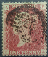 GREAT BRITAIN - Canceled Penny Red - Plate 80 - Sc# 33, SG# 43 - Queen Victoria 1p - Oblitérés