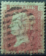 GREAT BRITAIN - Canceled Penny Red - Plate 192 - Sc# 33, SG# 43 - Queen Victoria 1p - Usados