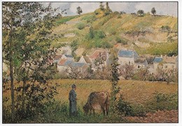Pissarro Paysage à Chaponval (2 Scans) - Malerei & Gemälde