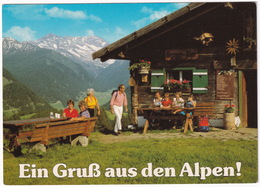 'Ein Gruß Aus Den Alpen!' - 'Berger-Alm', Steinach Am Brenner -  Tirol - (Austria) - Steinach Am Brenner