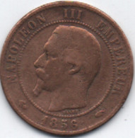 Napoléon III  10 Centimes  1856 A   (coup Sur L'aigle ) - 10 Centimes