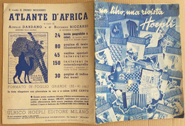 CATALOGO ULRICO HOEPLI MILANO -EDIZ. DICEMBRE 1936 ( CART 70) - Autres & Non Classés