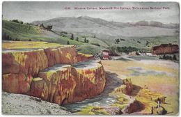 CPA YELLOWSTONE National Park - Minerva Terrace  - Mammoth Hot Springs - H.H.T CO. N°8140 - Yellowstone