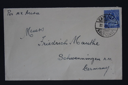 GOLDCOAST Cover CAPECOAST  -> Germany 22-7-1934 SG 108 - Goudkust (...-1957)