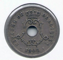 LEOPOLD II  * 5 Cent 1905 Frans * Nr 9934 - 5 Cents