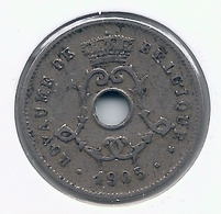 LEOPOLD II  * 5 Cent 1905 Frans * Nr 9936 - 5 Cents