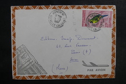 NOUVELLE CALÉDONIE - Enveloppe De Hienghene Pour Paris En 1967, Affranchissement Plaisant - L 39704 - Brieven En Documenten