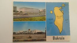 D166620 BAHRAIN  - Map - Govt. Building - New Palace - Prod. Manama Stationery - Kuwait - Bahreïn