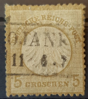 DEUTSCHES REICH - Canceled - Mi 6 - 5g Kleines Brustschild - Used Stamps