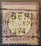 DEUTSCHES REICH - Canceled - Mi 16 - 1/4g Grosses Brustschild - Used Stamps