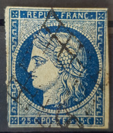 FRANCE - Canceled - YT 4h - 25c - 1849-1850 Ceres