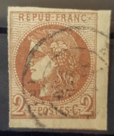 FRANCE - Canceled - YT 40b - 2c - 1870 Bordeaux Printing