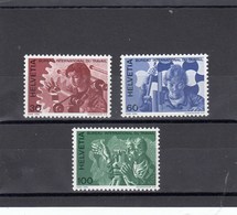 Suissi - 1975 - Neuf** - N° YT 443/45 - BIT - Dienstmarken