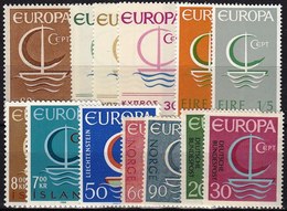 Europa CEPT 1966, Collection Of 13 Stamps / 7 Sets (MNH, **) - Collections