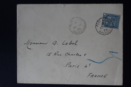 MAURITIUS Cover PORT LOUIS  -> PARIS 1926 - Mauricio (...-1967)