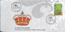 BRAZIL BRASIL 2008 200 YEARS OF BOTANIC GARDEN MUSEUM FLOWERS NATURE FLORA FDC - Neufs