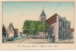 CPA - Pays-Bas - Meppel - De Vernieuwde Kerk Te Meppel Anno 1870 - Meppel