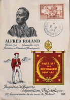 FR - 2e Exposition Philatélique De Bagnères-de-Bigorre - 75e Anniv. De La Mort De Alfred ROLANT - Daté 6.8.1949 - TBE - Esposizioni Filateliche