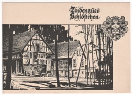 Fischbachtal Steinau - S/w Wald Cafe Restaurant Zindenauer Schlösschen 1 Version Verlag Reinheim Zeilhard - Odenwald