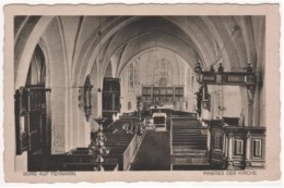 Fehmarn Burg - S/w Inneres Der Kirche - Fehmarn