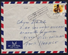 Ca0332 ZAIRE 1982, Scout Stamp On Kinshasa 1 Cover To France, Returned, I.10(H) Cancellation - Oblitérés